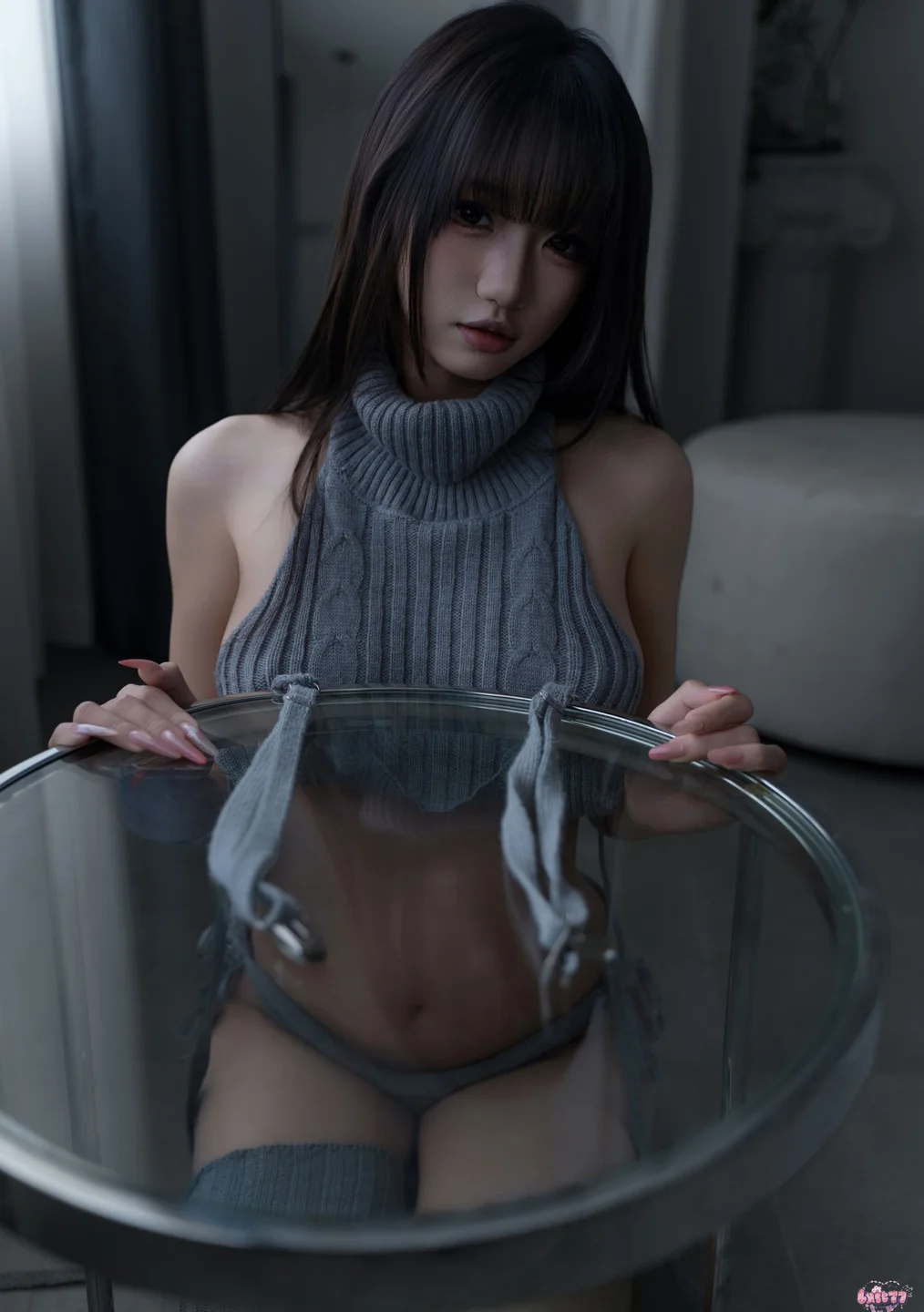 柒柒要乖哦 - No.065 居家毛衣 [112P-270MB] tg@simisebaisi 【丝足阁】093.webp